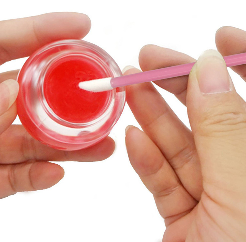Lip Balm - 100Pcs Eyelash Extension Mascara Makeup Brushes