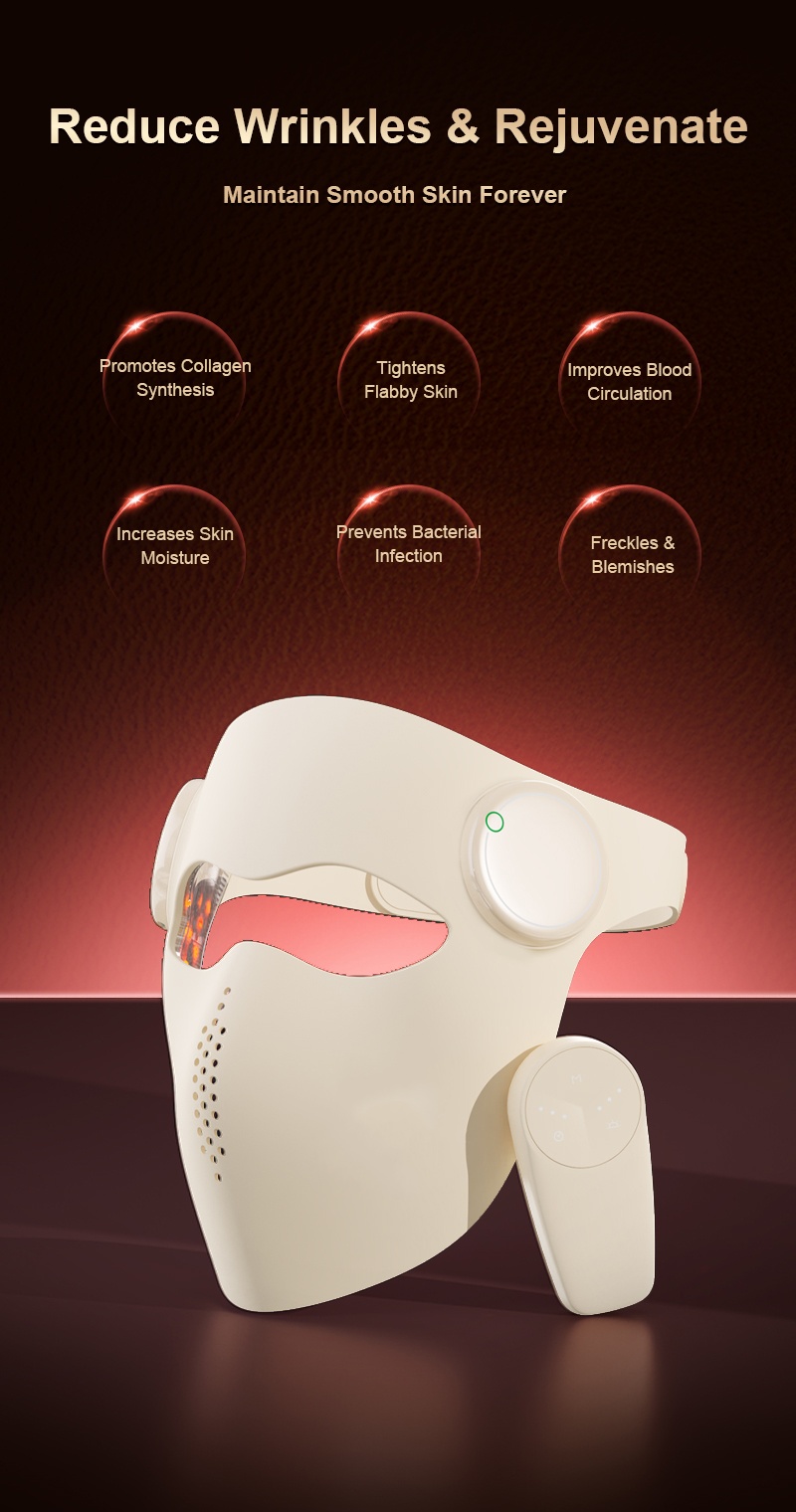 Professional Silicone LED Red  - огляд і ціна Face Mask Skincare