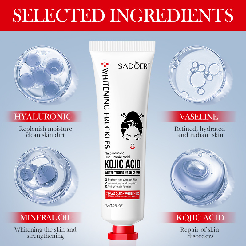 3pcs/5pcs Kojic Acid Hand Crea - огляд і ціна Skincare China