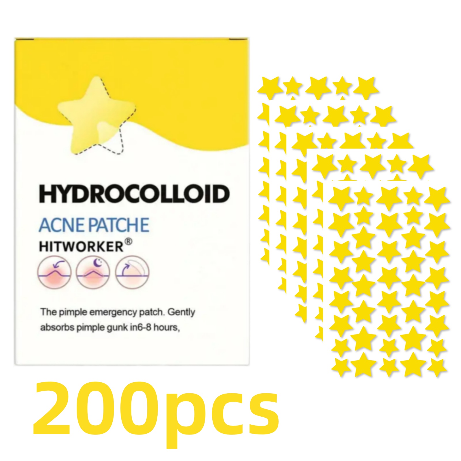 200/400 Pcs Star-Shaped Acne P - огляд і ціна Skincare China