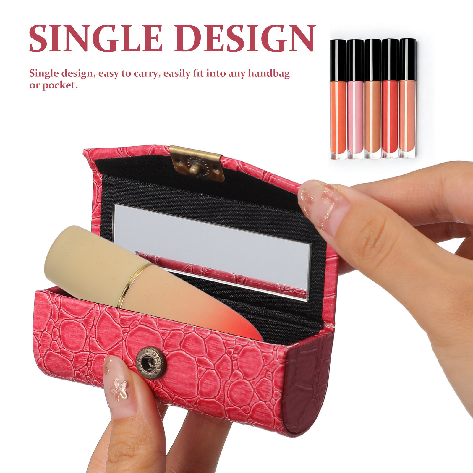 PU Lipstick Case – Compact Tra - огляд і ціна Lip Balm