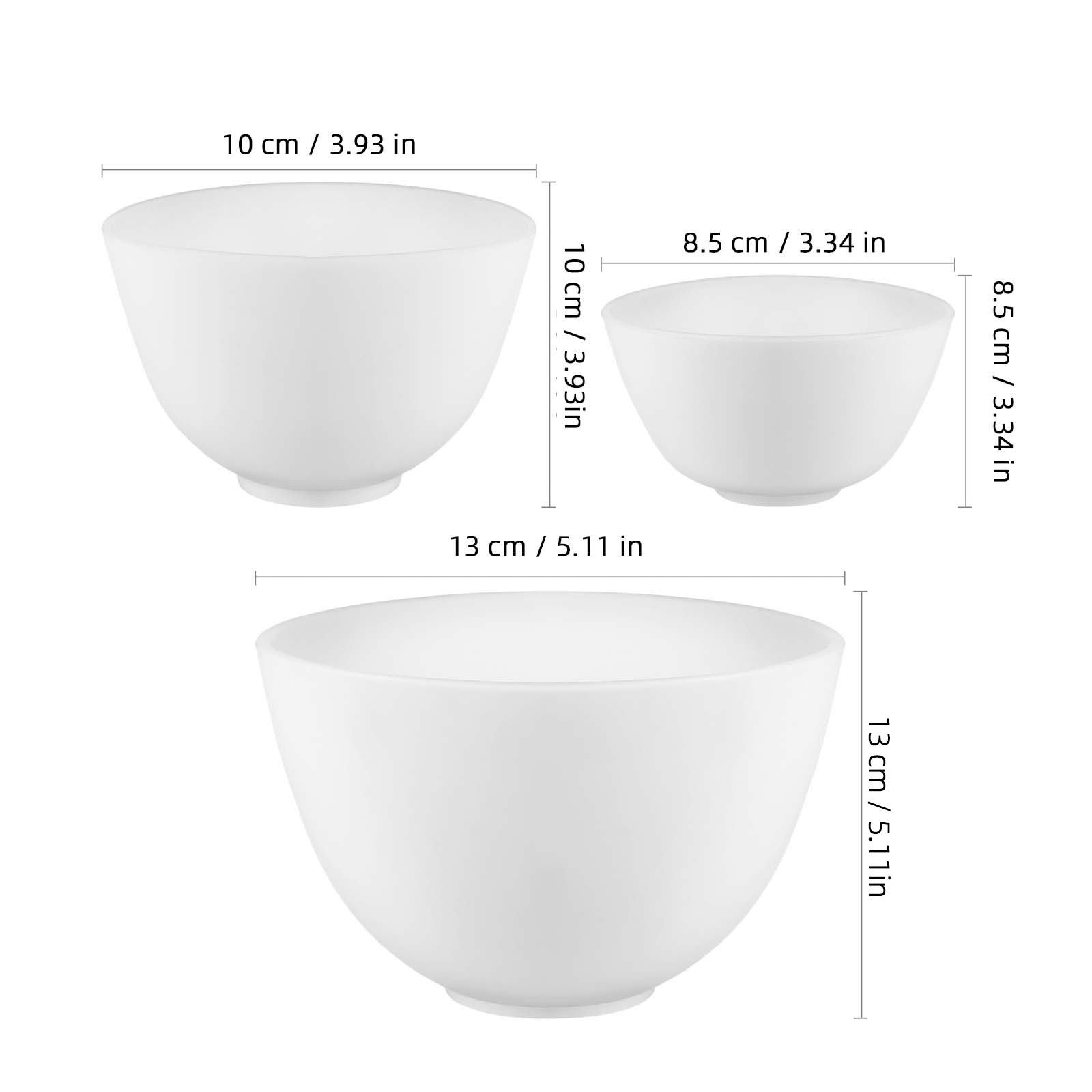 3Pcs Silicone Mask Mixing Bowl - огляд і ціна Body Lotion