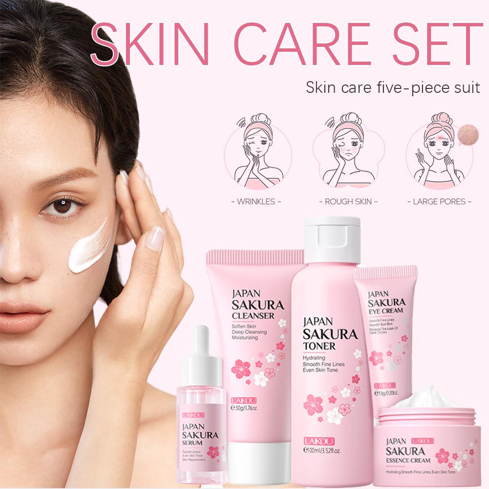 LAIKOU Japan Sakura Skin Care  - огляд і ціна Skincare Glowing