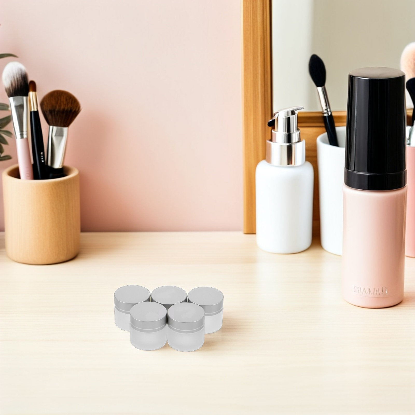 15Pcs Frosted Glass Jars Refil - огляд і ціна Body Lotion