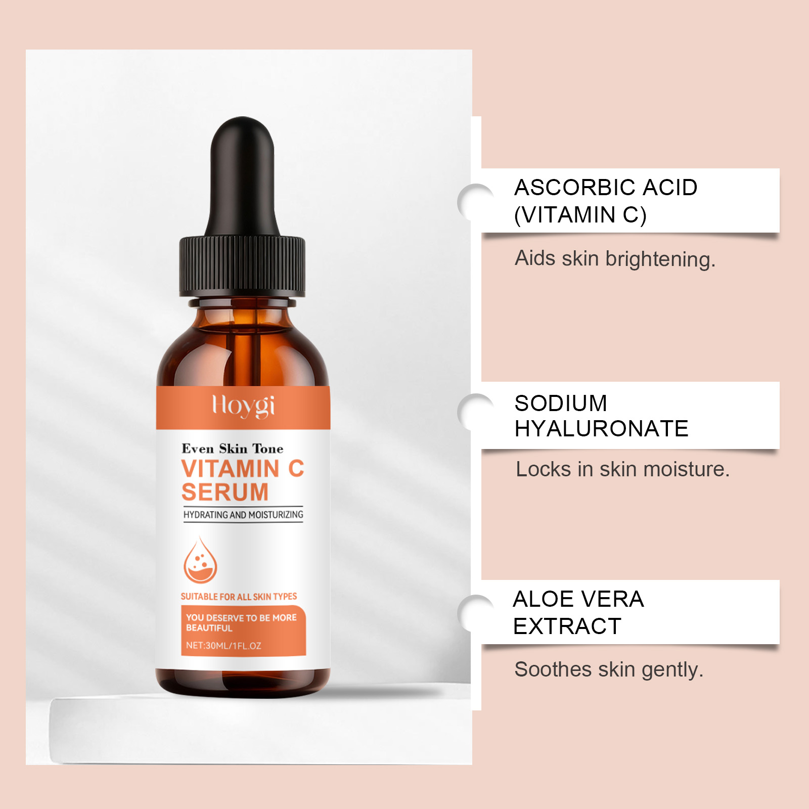 Vitamin C Serum for Face Hyalu - огляд і ціна Vitamin C Serum